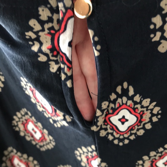 DANA BUCHMAN DRESS SIZE M SLEEVELESS NAVY BLUE NWOT EXCELLENT COND. - Picture 5 of 8